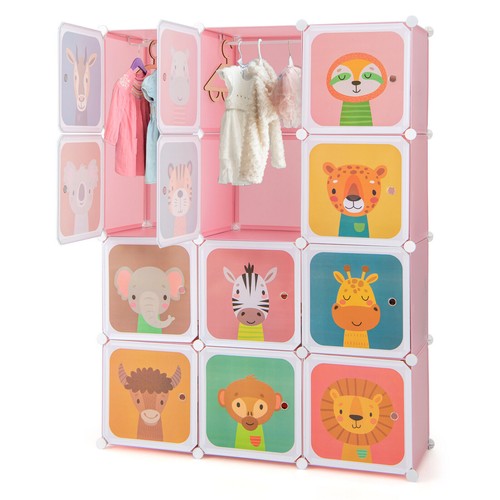 Portable kids wardrobe - portable, 12-cube