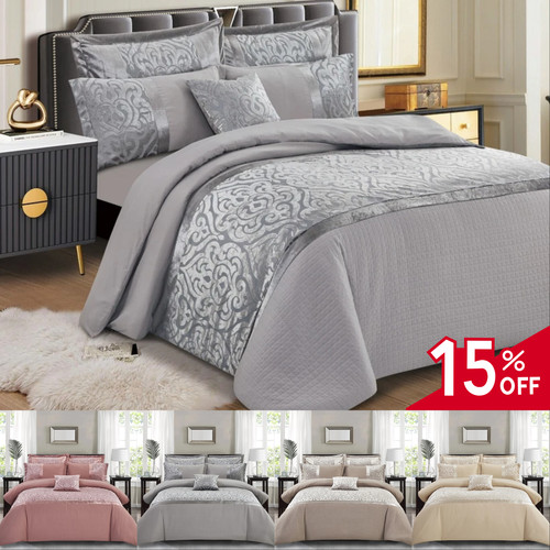 3pcs luxury damask infinity - damask,