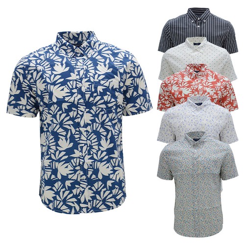 Mens hawaiian shirts - shirts, short