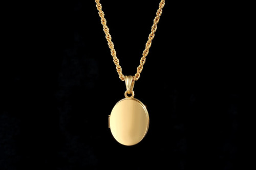 Women 9ct gold locket - women,