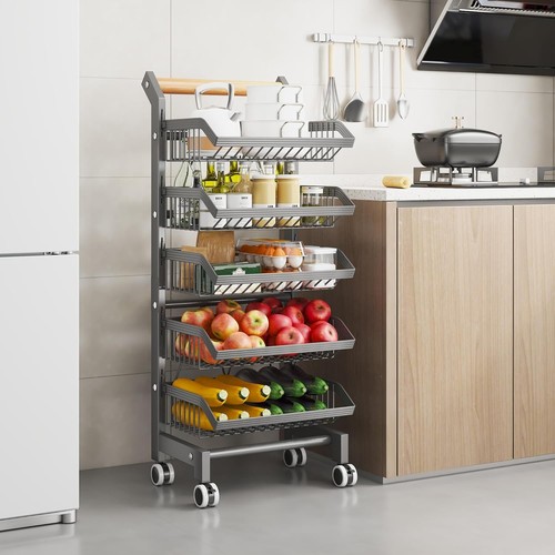 Tier steel rolling - 4-tier, kitchen