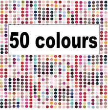 50 bottles nail varnish polish set Assorted shades mixed brands joblot bundle