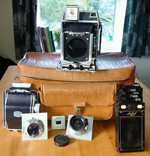 Linhof Super Technika IV 6x9 Camera + 2 Lenses + 5 DDS + Rollex Roll Film Back