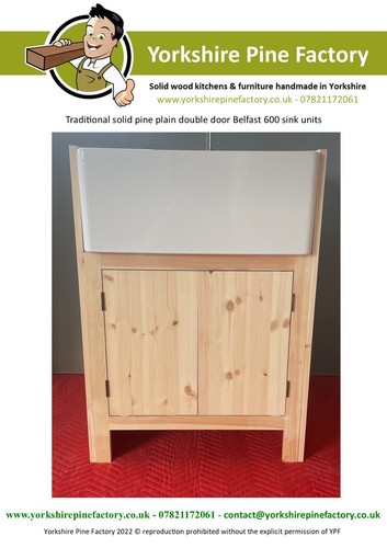 Traditional solid pine double