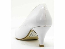 LADIES WOMENS LOW KITTEN HEEL