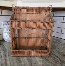 Vintage MCM Rattan Cane Bamboo
