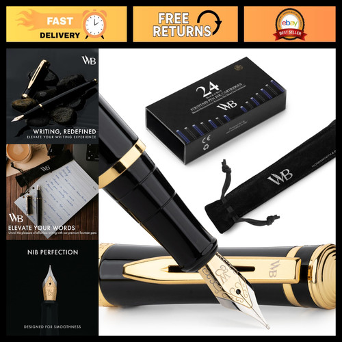 Luxury fountain pen set - luxury,