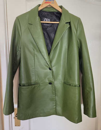 Zara women green faux - zara, women’s