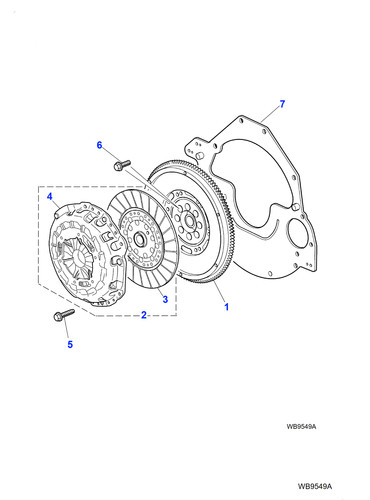 Jaguar engine cover - engine, 2.2