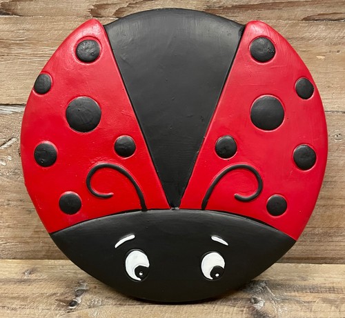 Ladybug stepping stone - stepping, 9"