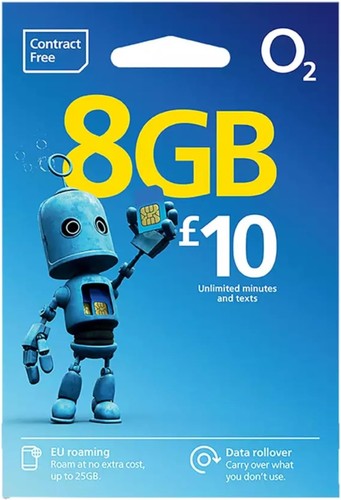 Pay you sim card - o2,