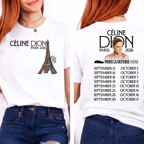 Celine dion paris 2026 shirt - dion, t-shirt