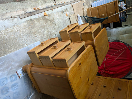 Handmade antique pine set - handmade,