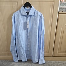 REISS RUBAN LINEN Shirt Large