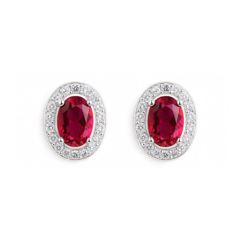 Sterling silver ruby red - sterling,