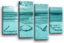 Large Seascape Sunset Love Art