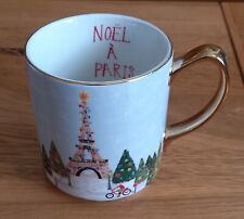 Anthropologie Christmas in the City Mug Cup Paris, BNWT 