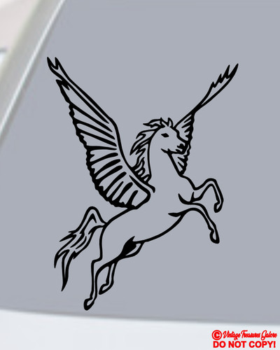 Pegasus vinyl decal sticker - vinyl,