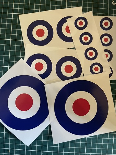 Raf stickers target roundel - raf,