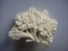 Vintage Carved Bovine Bone