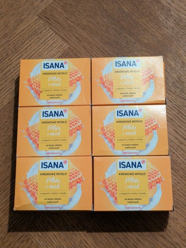 Isana creamy soap bar - 6, x