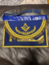 Vintage Freemason Blue & Gold