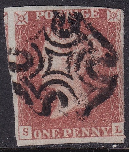 Good used 1841 penny - 1841, red