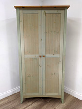 WARDROBE Tall Double Door Pine