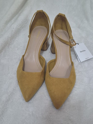 Bnwt bershka mustard block - mustard,