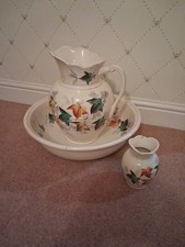 Vintage Washing Jug And Bowl