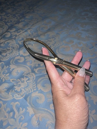 Vintage mesh gold tone snake - tone,