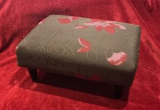 Brown red petal fabric - brown,