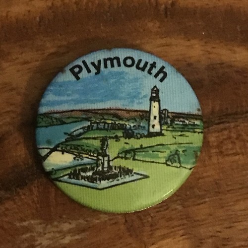 Plymouth button badge - plymouth,