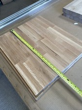 Solid Oak Kitchen Worktop Large Off Cuts, 40mm  X4 Pieces Job Lot