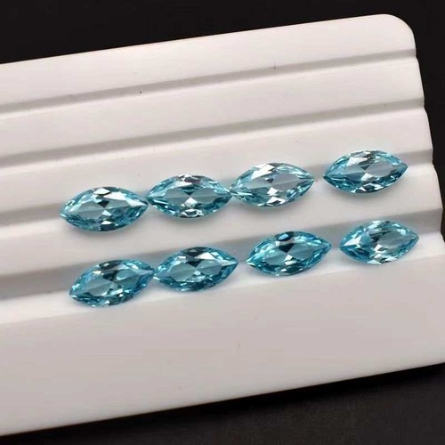 Aquamarine marquise cut - cut, cubic