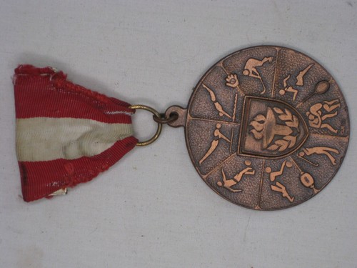 Vintage athletic medal - medal, multi
