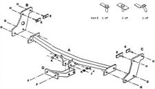 Towtrust Fixed Flange Automotive Towbar For Ford Focus Estate 1999 To 2005