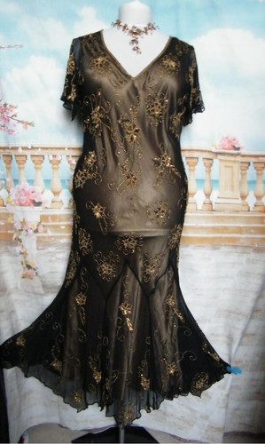 Evening dress silk gatsby - 18,