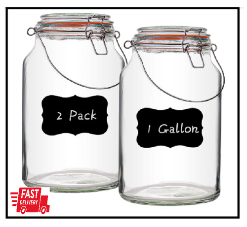 Gallon wide mouth - wide, glass
