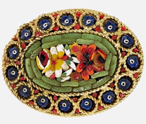 Vintage italian micro mosaic - italian, micro-mosaic
