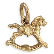 9ct Gold ROCKING HORSE Charm