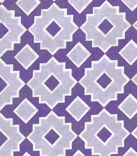 Vintage 1970s purple abstract