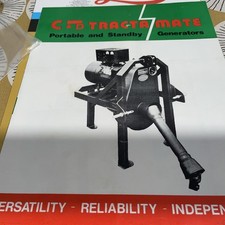 Christian Dobbs C & D tracta mate standby generator brochure & price list 1975