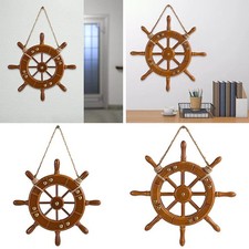 Mediterranean decoration wood wheel boat oar ornament nautical birthday party