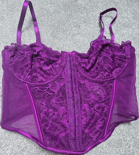 Primark purple floral lace - purple,