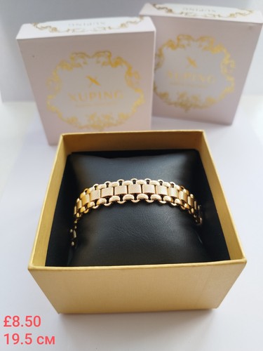 Gold plated bracelet classic - gold,