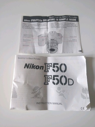 Nikon f50 f50d instruction - nikon,