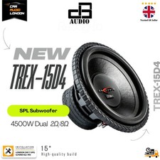 DB Audio T-Rex 15D4 – 4500W 15" Dual 2Ω Dual 4Ω SPL Subwoofer