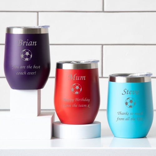 Personalised engraved football - personalised,
