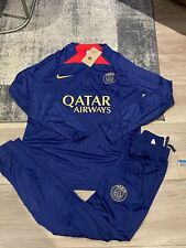 Nike PSG Tracksuit Paris Saint Germain Royal Blue Red football Dri Fit Medium